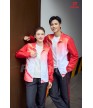 Bộ gió thể thao nam MDB-257 đỏ phối đen